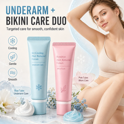 🥳 Hair Removal Cream – Enriched with Rose & Lavender Oil, Niacinamide Brightening – Inhibits Regrowth, Longer-Lasting Smoothness! 💖💨